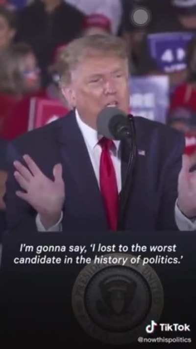 "could you imagine if I lose?"