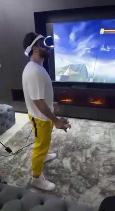 When it's a bit too immersive