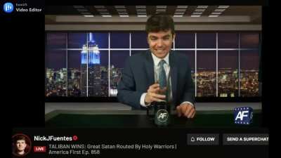 Edgyboi Nick Fuentes: from "America First" to "Afghanistan First"