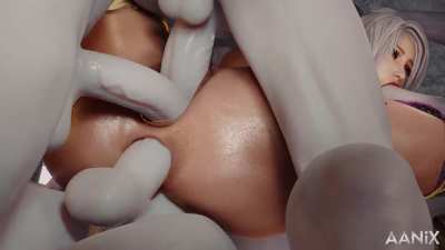 Ivy Valentine Triple Penetration