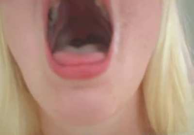 Charlotte Stokely swallowing