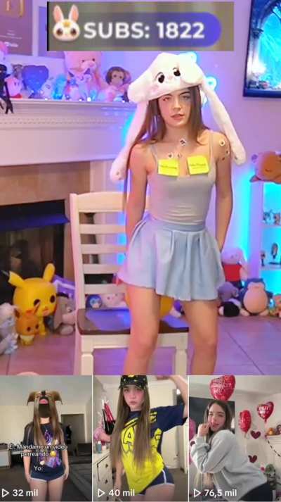 Staryuuki y su decadencia 👎 En tiktok tuvo que sacar los puti-shorts para rascar vistas y hacer retos en twitch por subscripción 👥💰