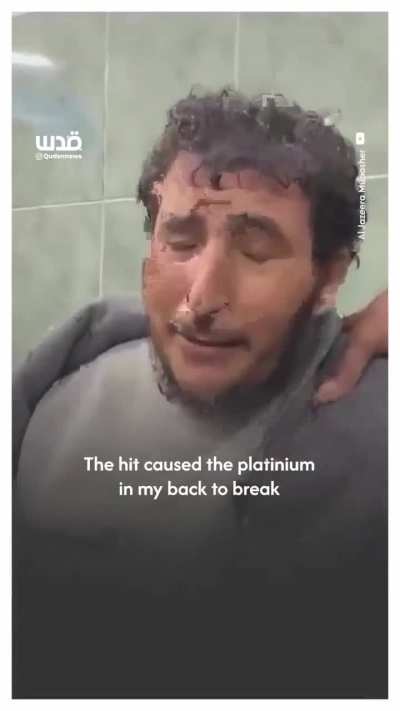 Wheel bound Palestinian explains treatment by Israelie forces including but not limited to, taking his wheel chair, stripping to under garments, &amp;amp; blindfolding him and his siblings and forcing his him to be dragged