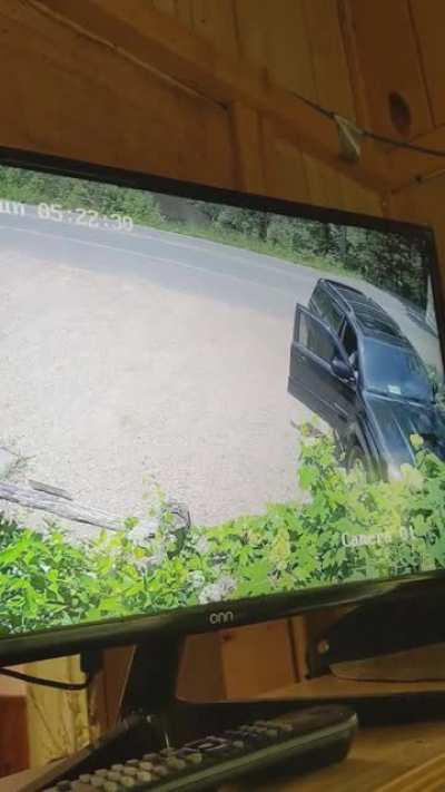 I saw the semi truck video and it reminded me that this happened. An active road and a 30 foot drop into a river down that bank.