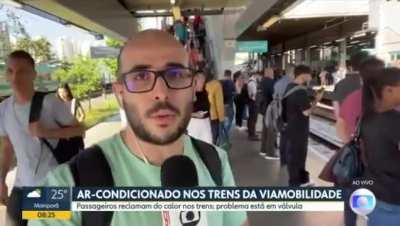 Linha 9 privatizada opera sem arcondicionado rotineiramente. A passagem &eacute; cinco reais.