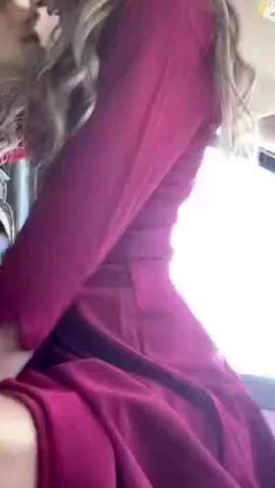 The way her body moves under her bridesmaid dress