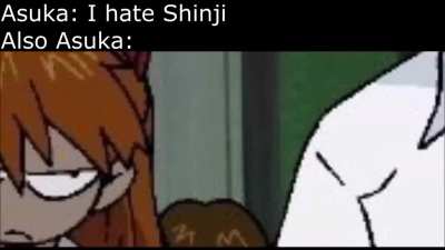 Asuka is jealous