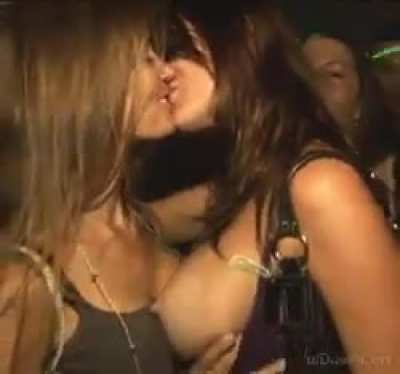 Kissing..