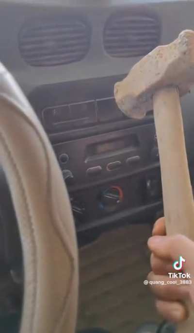Casually threatens radio