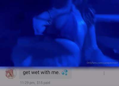 &ldquo;Let&rsquo;s get wet together&rdquo; video