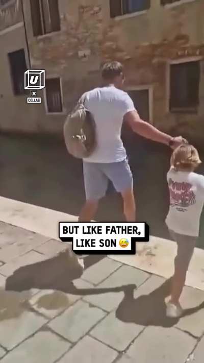Well, at least the kid didn&rsquo;t fall into the water. 🤷&zwj;♂️