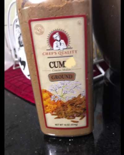 A full container of this liquid