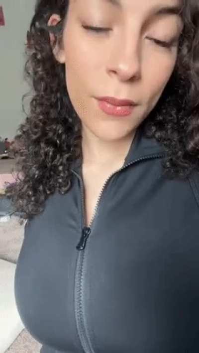 Busty in black