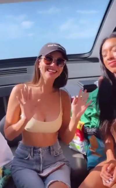 On a boat w/friends