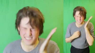 This is me trying to capture the "drum solo" footage for my latest project.