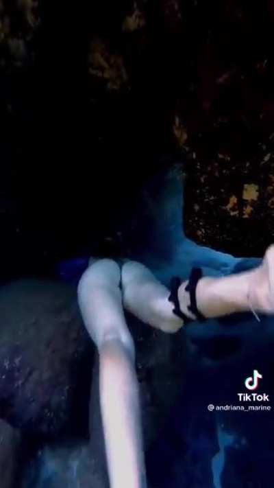 @andriana_marine&rsquo;s sexy swimmer soles (I think my fyp is finally showing me a bit of feettok)