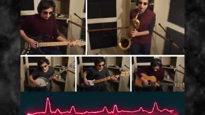 Bari Sax Solo/Breakdown from my first original tune - "Alone (Yet) Again"