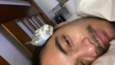 My best friend. His name is Infinity. He helps me get by when I&rsquo;m feeling depressed