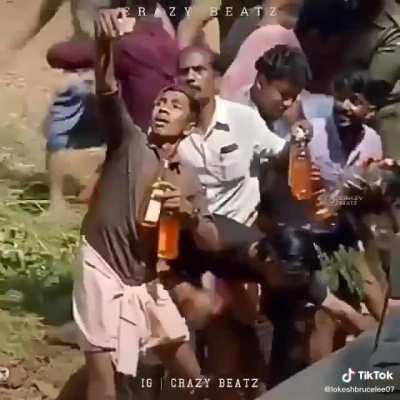 Indian reaction to a car crash