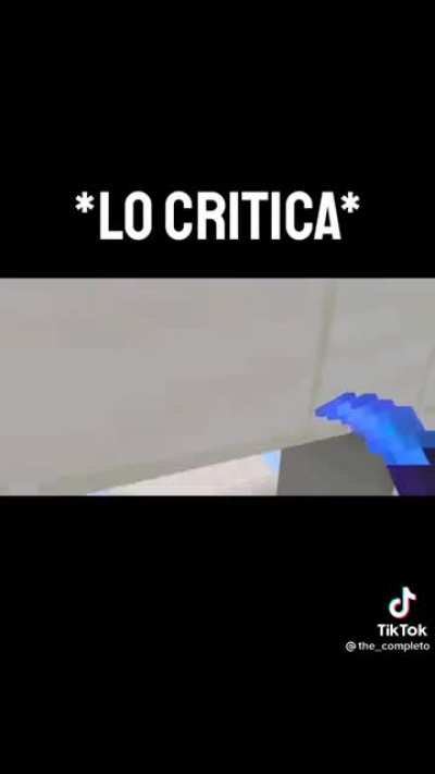*LO CRITICA*