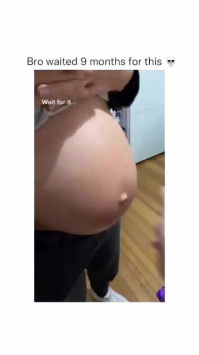 Fist bump baby bump