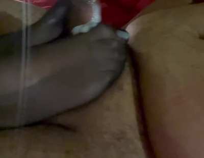 Love it when he covers my nylons with his warm cum ❤️💕