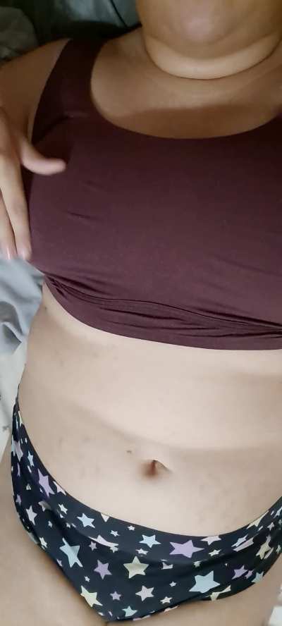 Horny &amp;amp; rubbing my clothed nipples