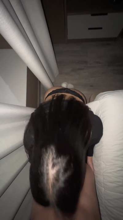 She wanted to blow me beside the window, you think anyone saw?
