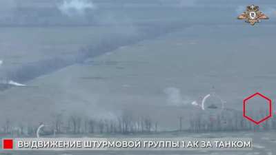 Russian forces on the attack in the SMO