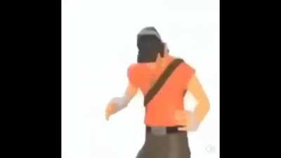 Scout dancing to Rick Astley