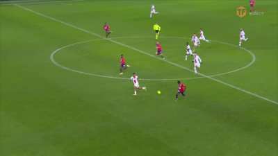 Presnel Kimpembe (PSG) great tackle on Burak Yilmaz (Lille)