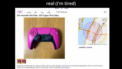 real (I&rsquo;m tired)