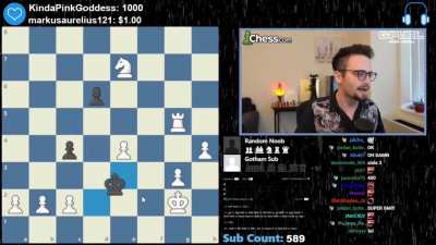 GothamChess watches a subscriber game