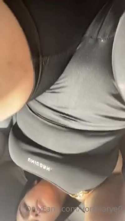 Covered in black