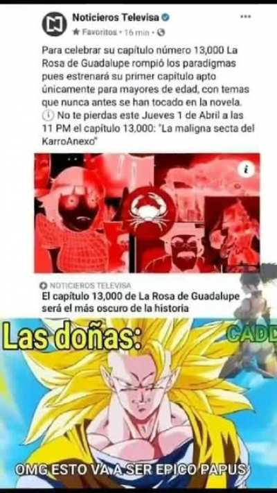 OMG ESTO VA A SER &Eacute;PICO PAPUS