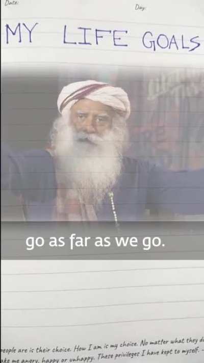 DO NOT TRY TO BE THE BEST, JUST DO YOUR BEST - SADHGURU
