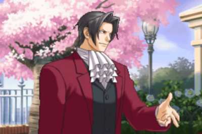 "Be careful on her sir, don't be sure she knows anything since she has memory loss." Edgeworth:
