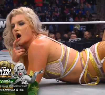 Timeless Toni Storm as "Mariah May"