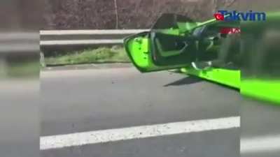 Idiot in Lamborghini