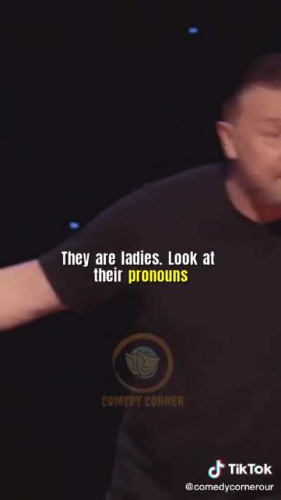 Ricky gervais talks about &ldquo;new women.&rdquo;