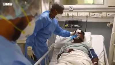 [WARNING this is very distressing] "The frontline, the emergency room at a covid hospital, under the weight of an unfolding disaster" - BBC News ground report