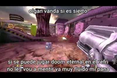 "A 60FPS BRO", para al que le interese El juego es una modificaci&oacute;n de quake 1, llamada slayer testament`s