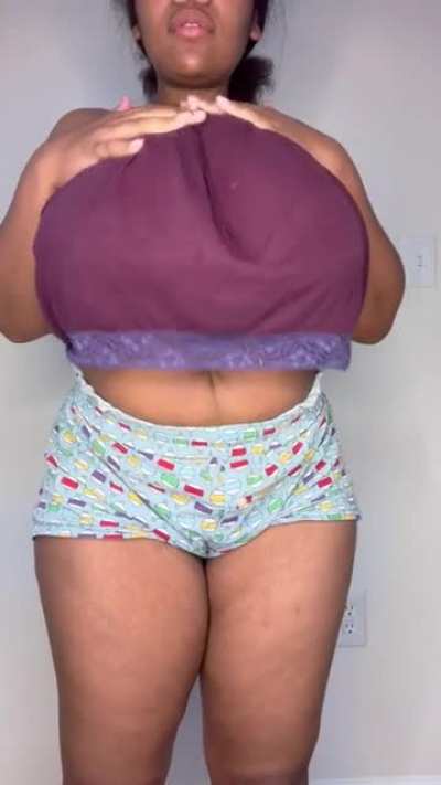 My pjs aren&rsquo;t that flattering but my tits are