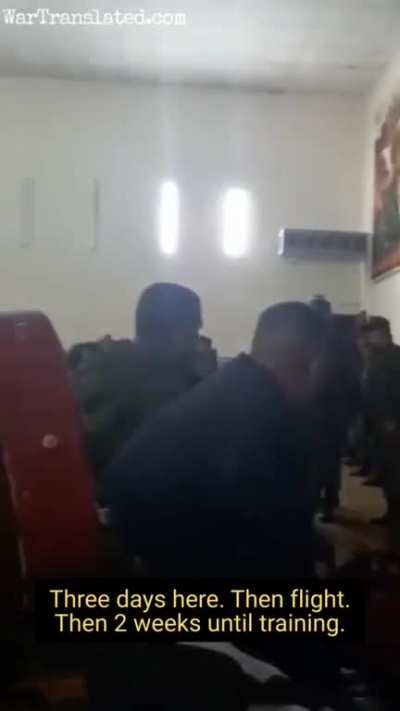 "Beatings will continue until morale improves" inside a Russian army mobilization center