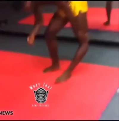 a really powerful kick