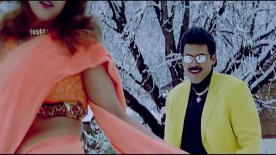 Rambha incredible navel show