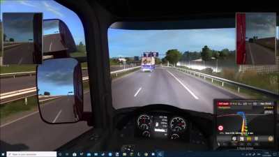 Just a perfectly normal Eurotruck sim session