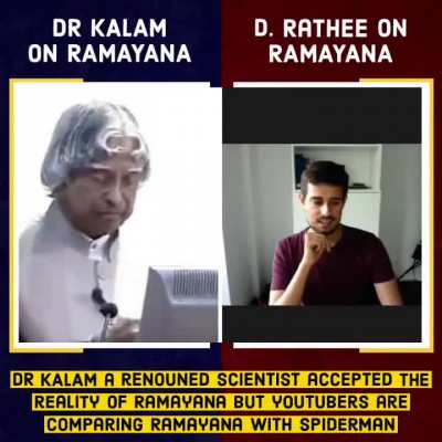 One is the Missile Man of India and the country&rsquo;s most beloved President. The other is a YouTube infamous for spreading misinformation and white-washing crimes of Islamists. Choose who you want to believe.