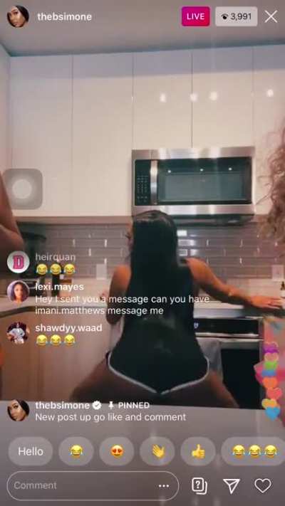 Y&rsquo;all need to start fucking with her lives n screen recording em🎯