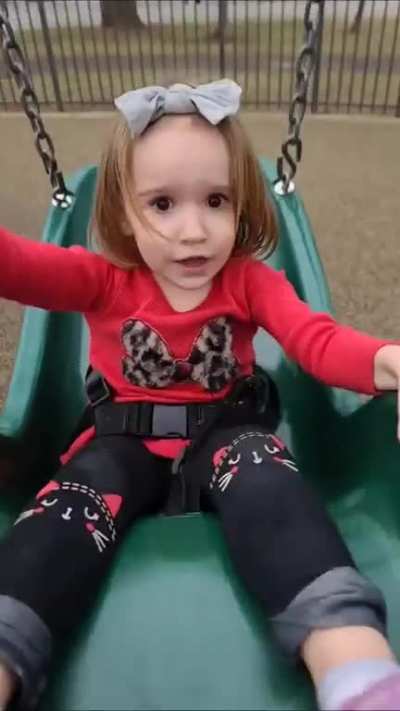 she loves swings